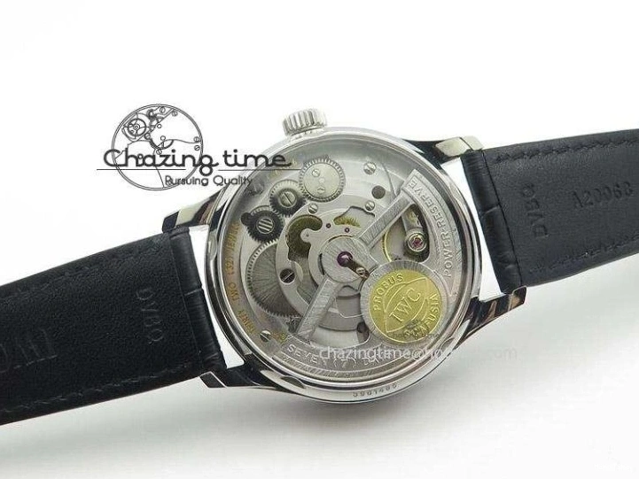 MIROTIME 0310 Portuguese Real PR IW500703 ZF 1:1 Best Edition On Black Leather Strap A Durable 7370